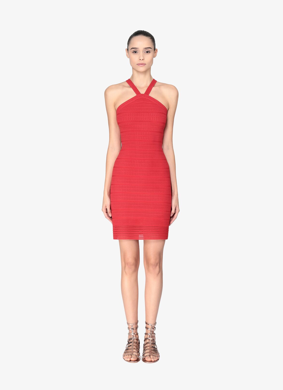 Halter Dress ALAÏA RED HALTER DRESS